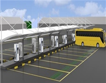 最大公交车充电站今起使用